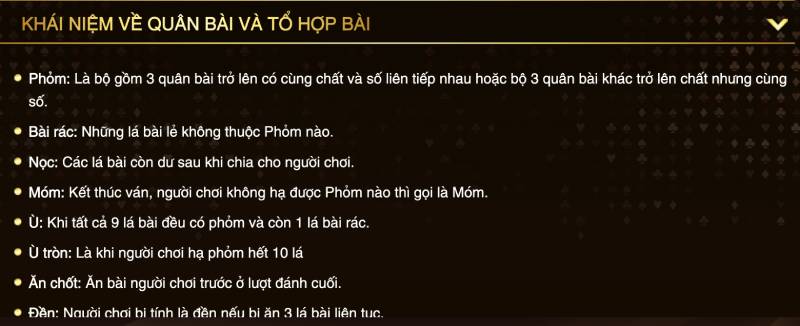 Các Thuật Ngữ Quan Trọng Trong Phỏm
