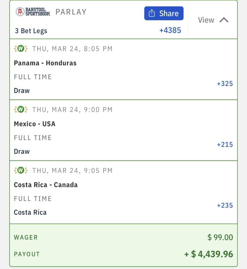 Không xiên quá nhiều trận